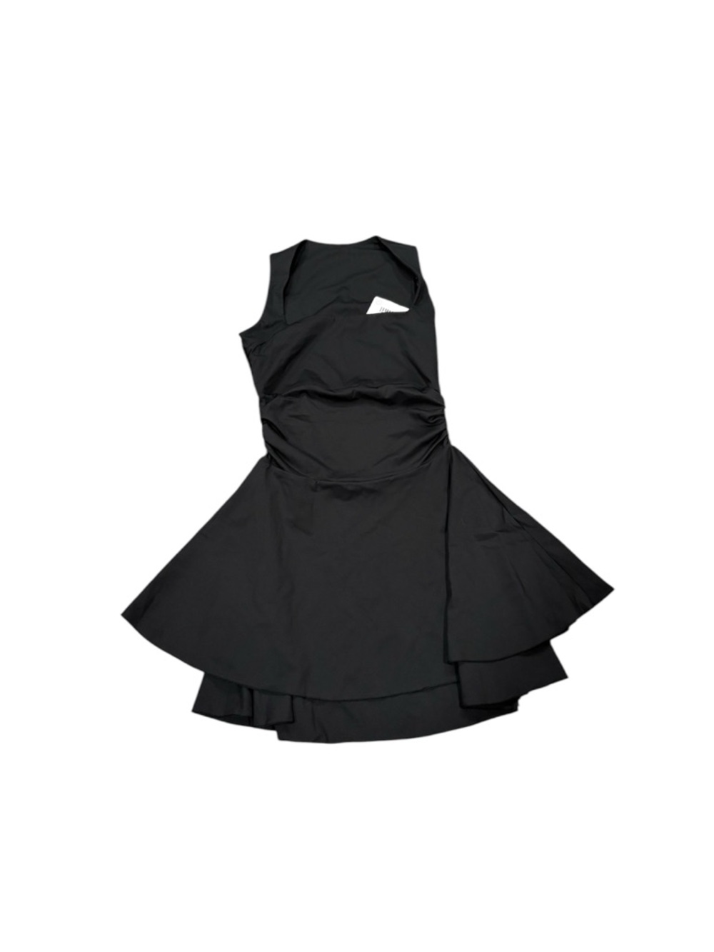 Black Women’s Fit-and-Flare Dress - Sleek Sleeveless Design